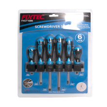 FIXTEC Chrome Vanadium Magnetic Screwdriver Set With Soft Grip